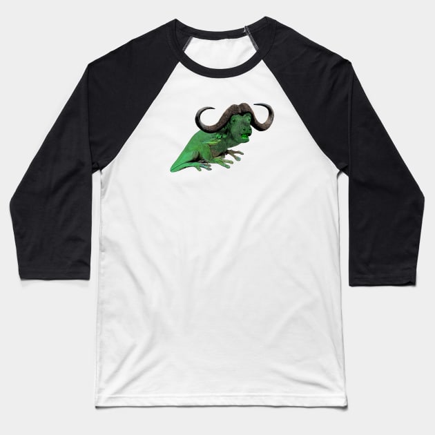 Bull Frog Baseball T-Shirt by Dominyknax